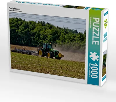 Produktbild von Calvendo Feld pflügen 1000 Teile Puzzle quer 640x480mm, CALVENDO; 7423302