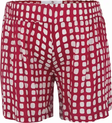 Immagine prodotto di Pantaloncini premaman rossi con ombelico per stile e comfort