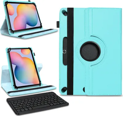 Produktbild von Tablet Case Tastatur Xiaomi Pad 6 / Pro Hülle Schutzhülle Bluetooth Tastatur QWERTZFarben:Türkis