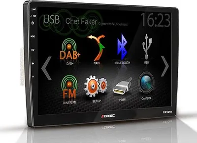 Zdjęcie produktu dla Zenec Z-E1010 | 10,1-calowe radio samochodowe 2-DIN HDMI DAB+ Bluetooth