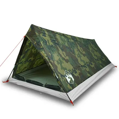 Produktbild von Campingzelt 2 Personen Tarnmuster Wasserdicht