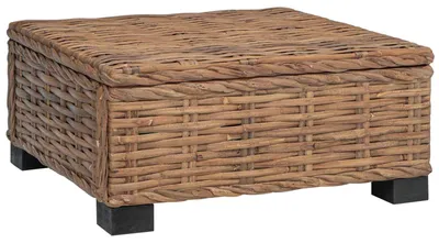 Obrázok produktu pre vidaXL Konferenčný stolík GENDT, prírodný ratan, prírodná farba, 67 x 60 x 30 cm