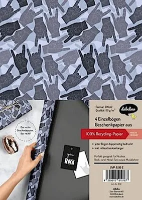 Image de Lot de papier cadeau « You Rock »