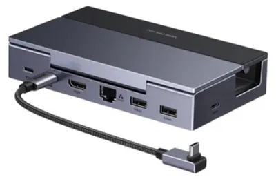 Zdjęcie produktu dla Lenovo ThinkPad Thunderbolt 5 Smart Dock 7500, Przewodowa, Thunderbolt 5, 180 W, 2500 Mbit/s, Czarny, Eclipse Black