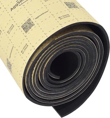 Productafbeelding van 2 rollen autoisolatiemat 4 mm 280 x 40 cm zelfklevend - geluidsisolatiemat - isolatiemat (2,23 m²)
