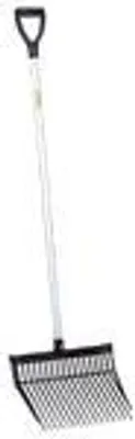Obrázek produktu pro Kerbl Dunggabel Aubiose Bollengabel mit Stiel, Breite 30 cm, Stiel Aluminium