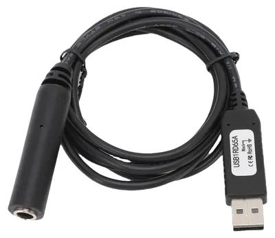 Zdjęcie produktu dla Przejściówka audio USB z gniazdem żeńskim 6,5 mm i przełączanym kablem USB z wtykiem audio 6,5 mm, długość kabla 1,3 m