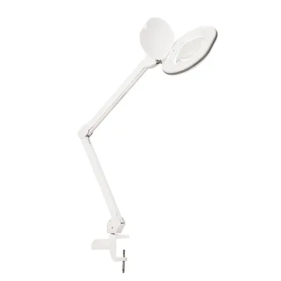 Obrázek produktu pro Lumeno 8615GR - Lupenleuchte LED ovale Echtglaslinse 5 Dioptrien dimmbar
