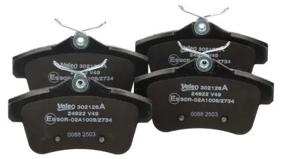 Produktbild von VALEO Bremsbeläge Satz Hinten passend für PEUGEOT 508 SW I (8E) 302126A
