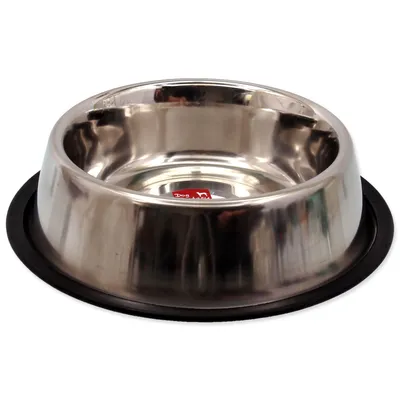 Obrázok produktu pre DOG FANTASY miska z nerezovej ocele s gumou 25,8 cm 1000 ml