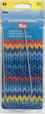 Produktbild von Rundstricknadel 2,00 mm 80 cm grau