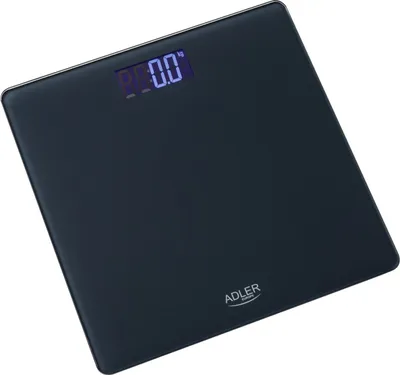 Produktbild von Adler AD 8157, Elektronische Personenwaage, 150 kg, 100 g, Schwarz, kg, Rechteck