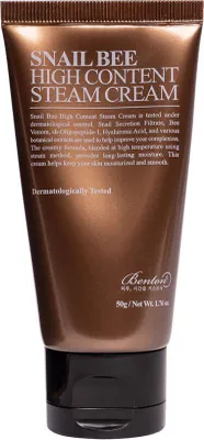 Productafbeelding van Snail Bee Geconcentreerde Stoomgezichtscreme met Slakkenextract, Koreaanse cosmetica