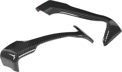 Imagen del producto de 2 cubiertas para el interior del pomo de la puerta, protector del marco, estilo fibra de carbono, repuesto para Subaru BRZ 2012-2020