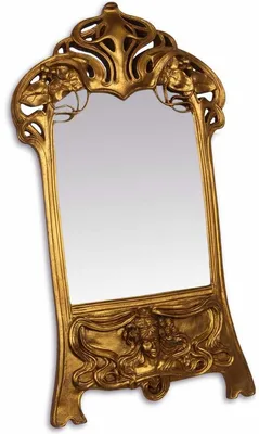 Produktbild von Casa Padrino Barock Tischspiegel / Schminkspiegel Gold 28 x H. 49,3 cm - Barock Spiegel