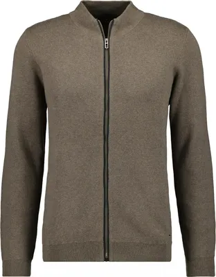 Ragman Cardigan mit feiner Struktur - Baumwolle und Kaschmir in beige