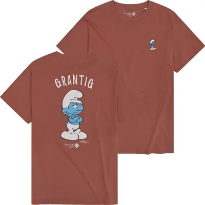 Produktbild von Bavarian Caps T-Shirt "Grantler Klub: Muffi" - rotbraun M
