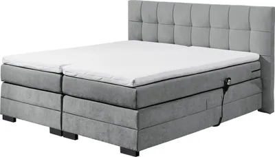 Produktbild von Boxspringbett >TALENA< Liegefläche 180x200, Motorverstellung, anthrazit - 202x113x211 (BxHxT)