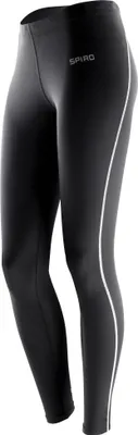 Immagine prodotto di Leggings da donna Spiro Performance Base Layer (2 pezzi/confezione) RW7020 (M-L) (nero)