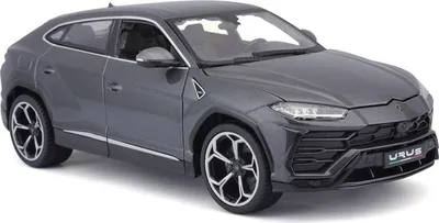 Zdjęcie produktu dla BBURAGO Lamborghini Urus, Model samochodu miejskiego, Wstępnie zmontowany, 1:18, Lamborghini Urus, Męski, Szary