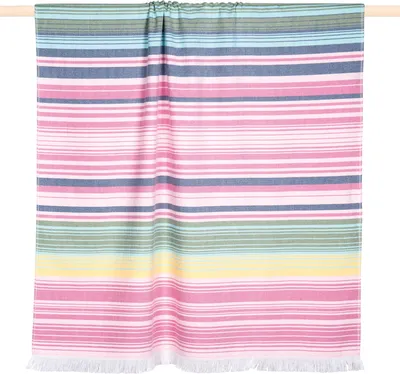Produktbild von PAD Strandtuch Travel 100 x 180 cm pink 100% Baumwolle mit Fransen