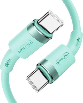 Produktbild von Joyroom 60W PD Schnell-Ladekabel USB Typ C auf Typ-C 1.2 Meter Datenkabel Ladekabel Grün