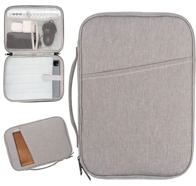 Immagine prodotto di Custodia protettiva per tablet, grigia, da 9 a 11 pollici