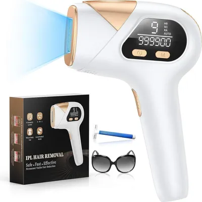 Produktbild von JUNG IPL-Haarentferner IPL Geräte Haarentfernung Mit Gefrierfunktion 999.000 Leichte Impulse, 999900 Lichtimpulse, 1 Aufsatz, Frauen, Männer