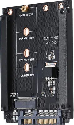 Zdjęcie produktu dla Karta adaptera NGFF na SATA M.2 KEY B-M SSD SATA3.0 Obsługuje model 2230 2242 2260 2280