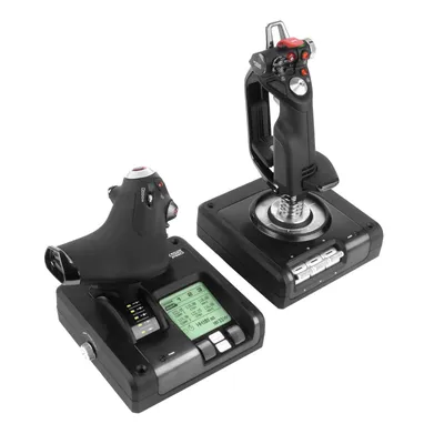 Obrázok produktu pre Logitech G 945-000003, Letecký simulátor, PC, Analógový/digitálny, Kábel, USB, Čierna