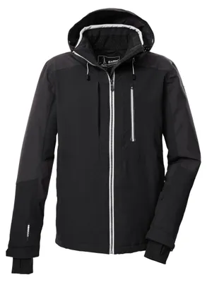 Produktbild von Killtec Herren Skijacke/Funktionsjacke mit abzipbarer Kapuze und Schneefang KSW