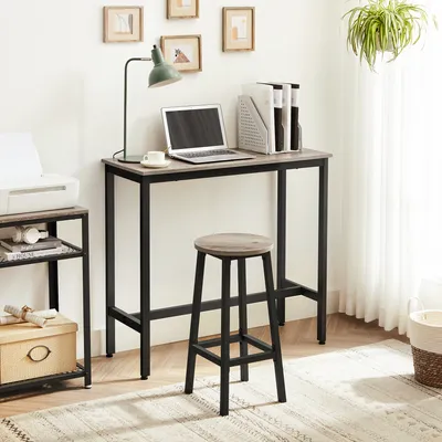 Produktbild von VASAGLE Bartisch Küchentisch Bistrotisch, Stehtisch, 100x40x90cm/120x40x100 cm,10+12X