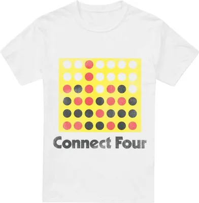 Image de Connect Four - T-shirt pour homme TV5062 (M) (Blanc)
