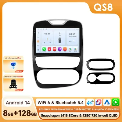 Productafbeelding van Autoradio – 10,1 Inch Touchscreen Multimediaspeler – GPS Navigatie & 4G Verbinding Met 8GB RAM