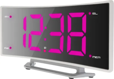Immagine prodotto di WT460 rosa - Radiosveglia da donna con 2 allarmi e 10 memorie per le tue stazioni preferite