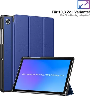 Produktbild von Schutzhülle für Lenovo Tab M10 Plus / M10 FHD Plus 10.3 Cover Case Schutz Tablet Farbe: Dunkelblau