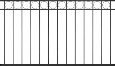 Immagine prodotto di Vidaxl Zauntafel 1,7x0,8 m Stahlschwarz