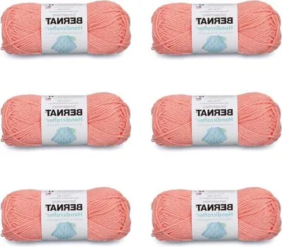Immagine prodotto di Confezione di filati di cotone, 6 pezzi da 50 g/1,75 oz, 80 iarde, medio, per lavoro a maglia e uncinetto