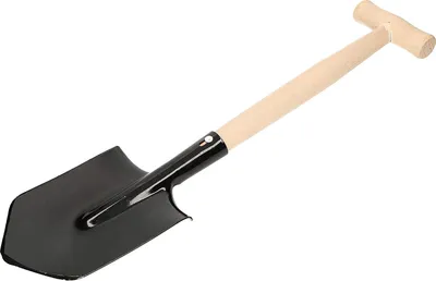 Produktbild von KOTARBAU® Feldspaten 60cm mit Holzstiel Kurzspaten Scharfe Kanten für Outdooraktivitäten