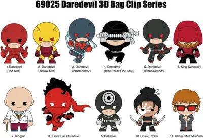 Image de Daredevil 3D PVC porte-clés Classic Display (24)