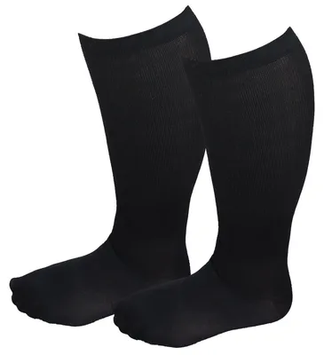 Produktbild von Hydas Reise-Stützstrümpfe XL schwarz 2er-Pack