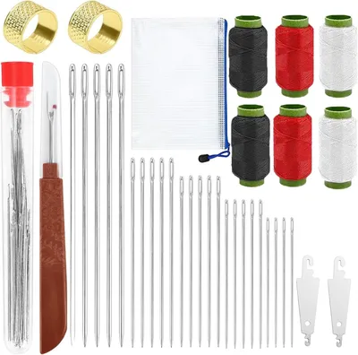 Produktbild von 37-teiliges Set mit Nähnadeln aus Edelstahl