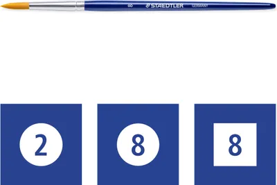 Immagine prodotto di STAEDTLER® 989-SBK3-3 Set di pennelli, 3 pezzi su BK