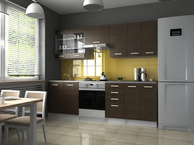 Obrázek produktu pro Kuchyňská linka PAMELA 240x180 - Wenge