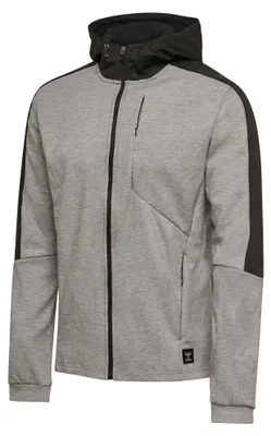 Immagine prodotto di hummel hmlTROPPER giacca con cappuccio da uomo grigio melange S