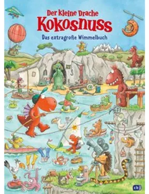 Zdjęcie produktu dla Der kleine Drache Kokonsnuss - Das extragroße Wimmelbuch