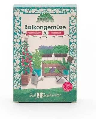 Produktbild von Saatgut-Set Balkongemüse (BIO)