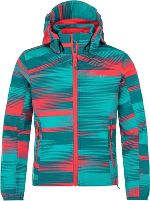 Productafbeelding van Softshelljas voor meisjes, KILPI RAVIA-J RJ0515KI, turquoise, maat: 122