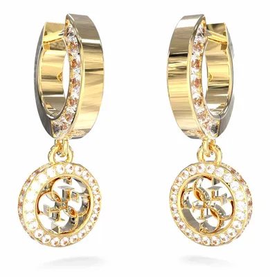 Produktbild von Guess Jube04165 4g Crush Ohrringe Golden  Mann Golden One Size