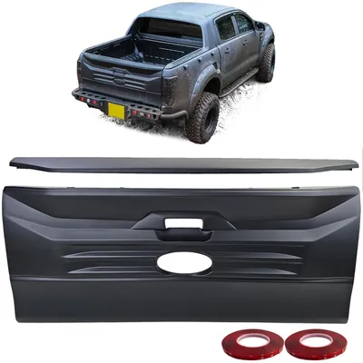 Für Ford Ranger T6 T7 T8 2012-2023 Heckklappe Abdeckung mit Ladekantenschutz in der Farbe von Carparts-Online GmbH